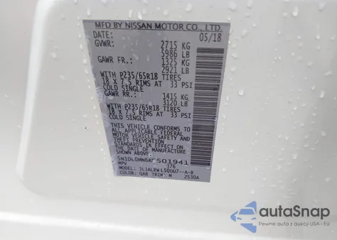 2019 Infiniti Qx60 Luxe из США, поврежденный, VIN 5N1DL0MN6KC501941